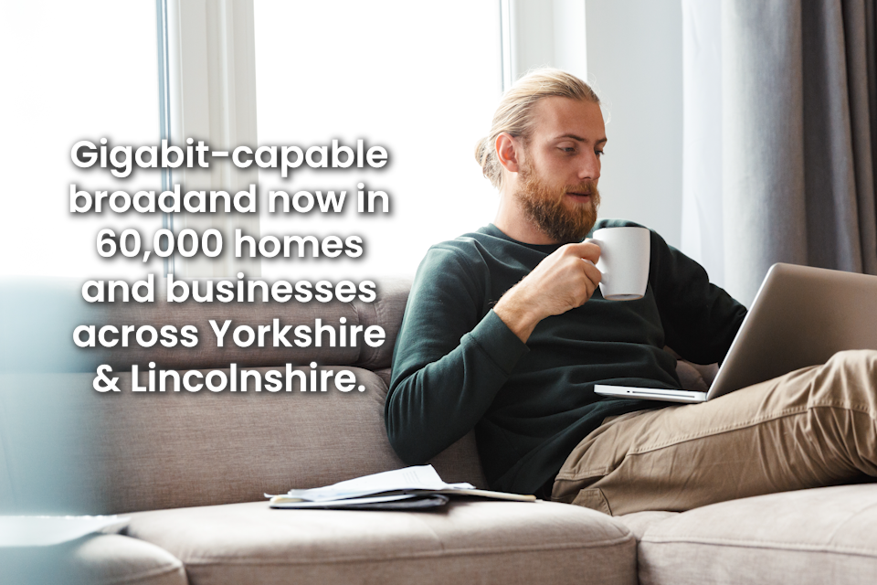 Maior aumento de banda larga para mais de 60.000 casas e negócios rurais em Yorkshire e Lincolnshire