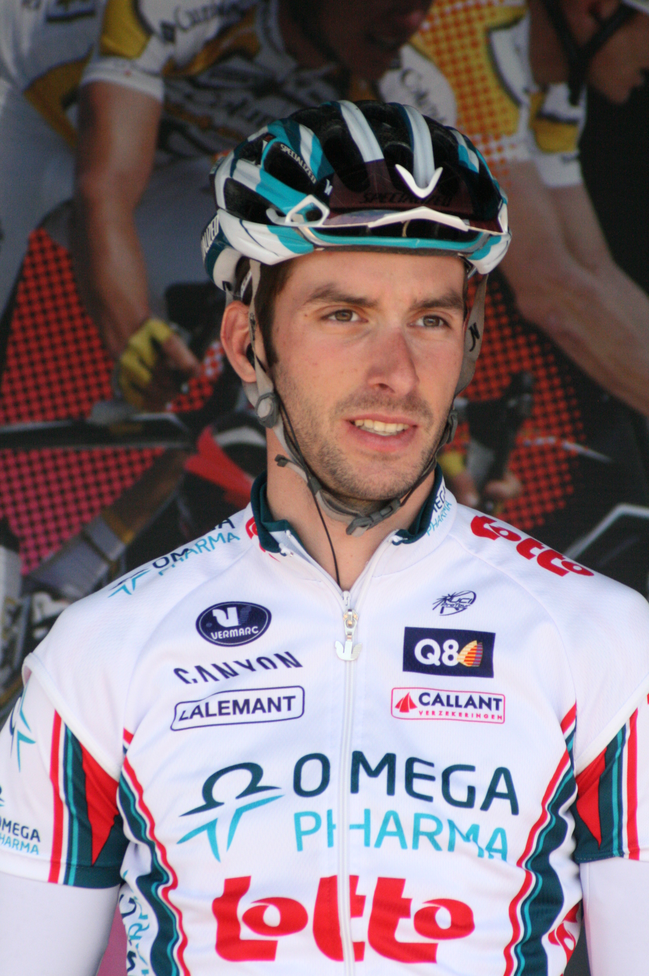 Imagem de referência de Kenny Dehaes, descrito nos dados abertos como ciclista belga
