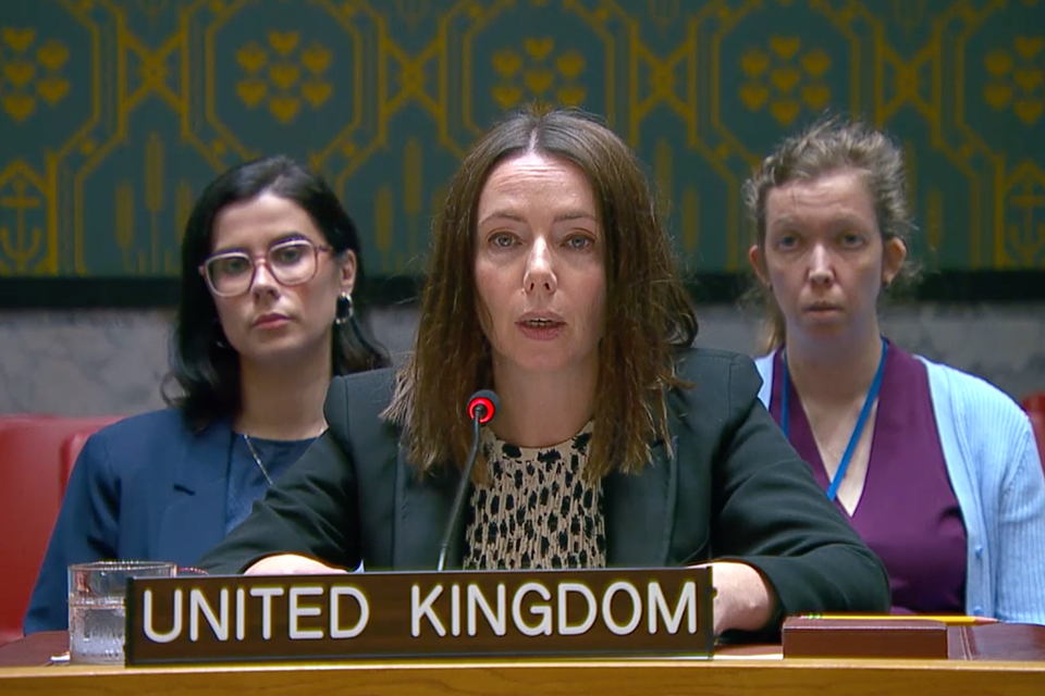 Os civis nunca devem suportar as conseqüências do conflito: declaração do Reino Unido no Conselho de Segurança da ONU